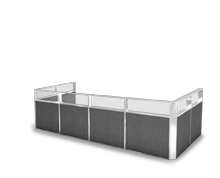 پارتیشن-اداری-دو-جدار-با-پوشش-ترکیبی-پریوال-تیپ-8512-41 -  - https://mohitara.com